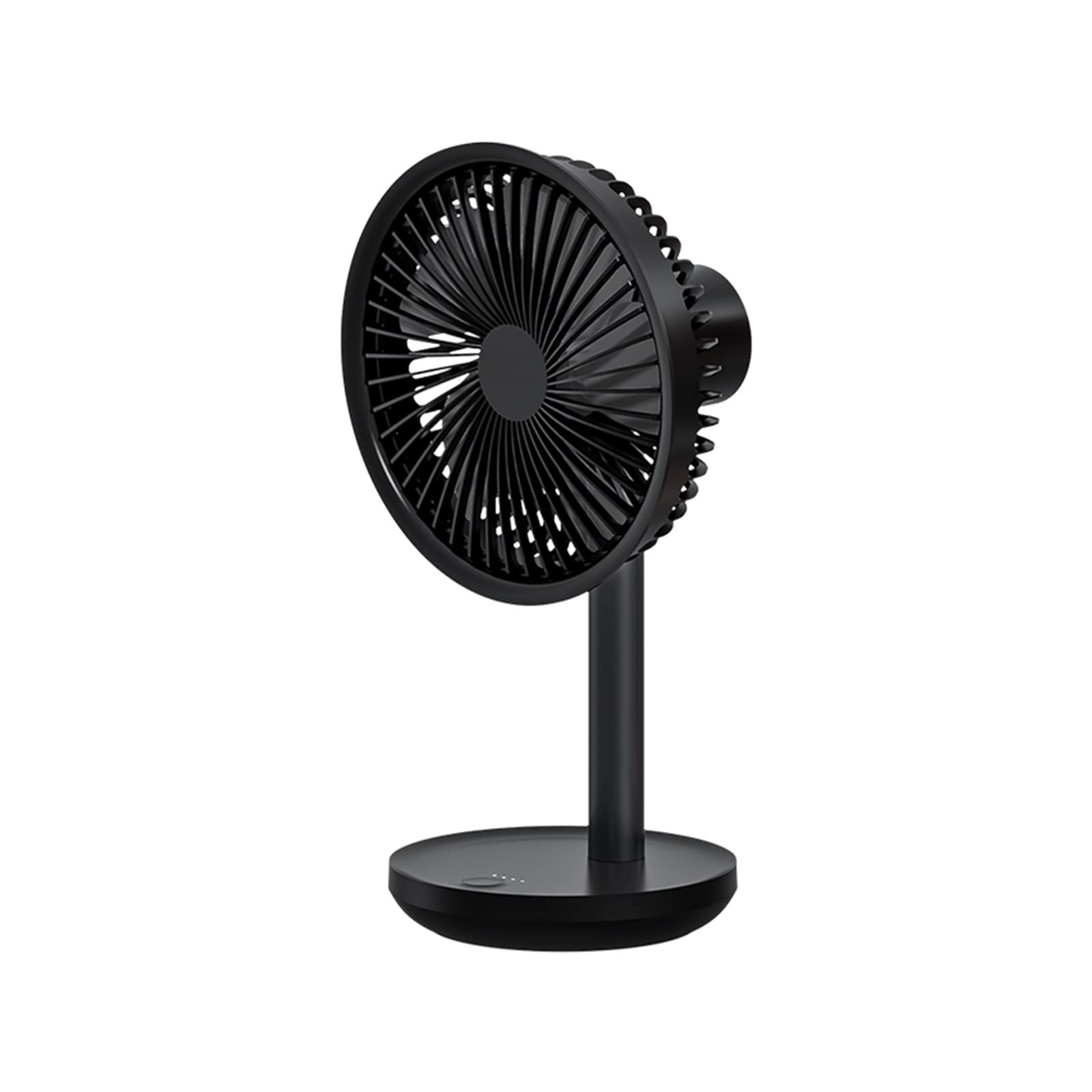 Cczrd Black Desktop Mini Fan Portable Standing Fans Type-C Usb Rechargeable 4000Mah Air Conditioner Table Easy To Carry Airflow Comfort Refreshing Breeze(Black)