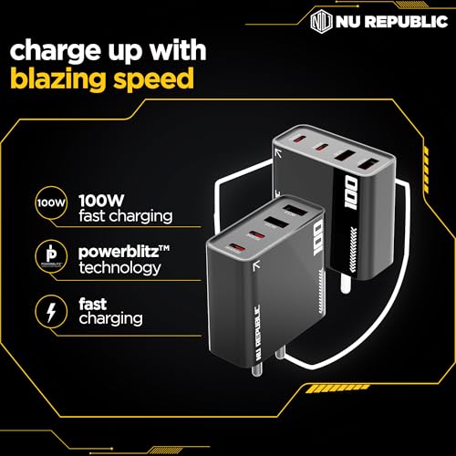 Nu Republic Cybotron 100W GaN Charger (4-Port) — view 4