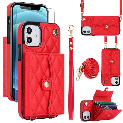 Coque iPhone 12 Pro avec support et fente cartes Asuwish