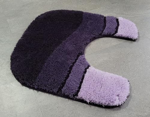 Kleine Wolke 5476872129 WC-Vorleger Siesta, 55 x 55 cm, aubergine