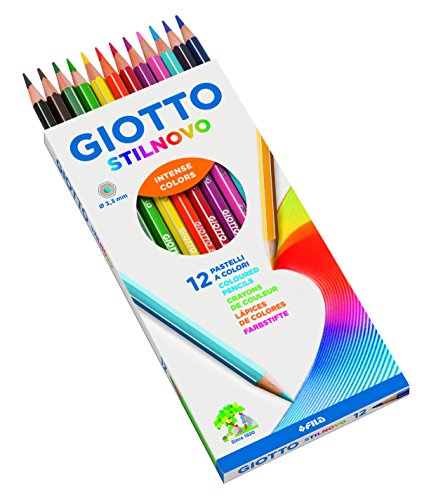 Giotto Stilnovo - Astuccio 12 Pastelli, Multicolore - immagine 3