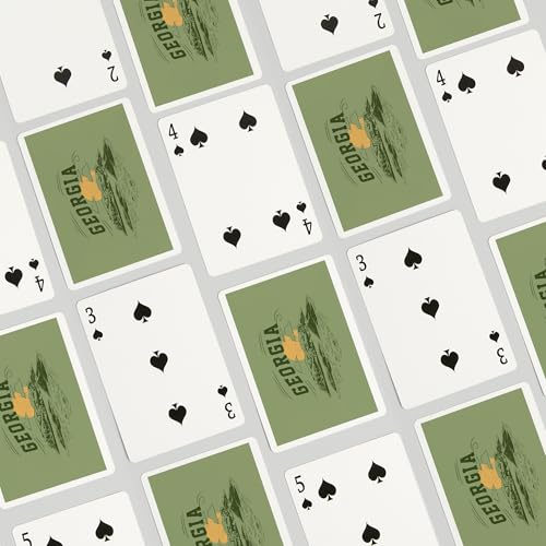 Lantern Press Georgia, Juego de 52 Naipes Poker miniatura 4