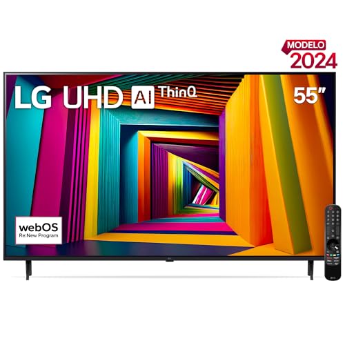 Pantallas, Home Entertainment LG Pantalla UHD AI ThinQ 55 Pulgadas 4K Smart TV 2024 55UT9050PSA