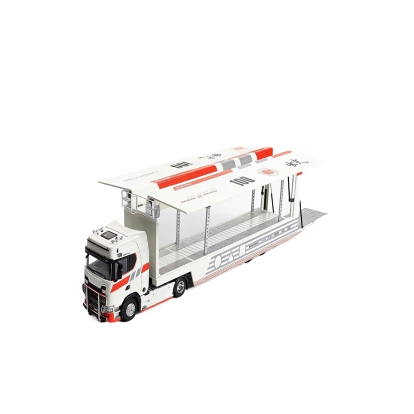 Amazon | 1:64 スカニア 730S ダイキャスト運送業者セミトラックモデル