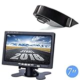 ✔Qualitätskamera von Sony, 1/4 Farb CCD Sensor, NTSC, Auflösung 628 x 582 Pixel, Erfassungswinkel: 120Grad, Spannung 12V, Kameralinse flexibel verstellbar für optimale Sicht