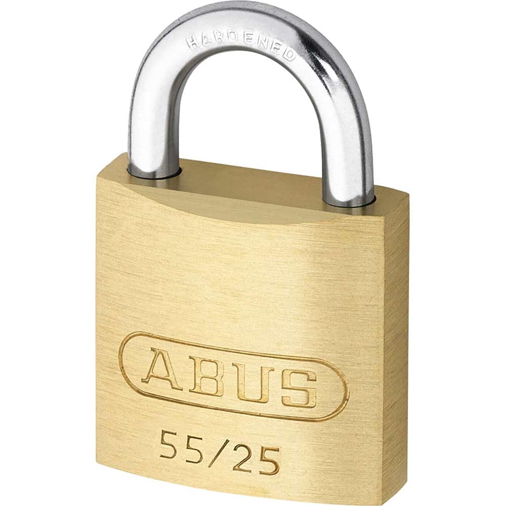 ABUS Mechanical 55/25mm Brass Padlock Keyed Alike 5251 ABUKA02860