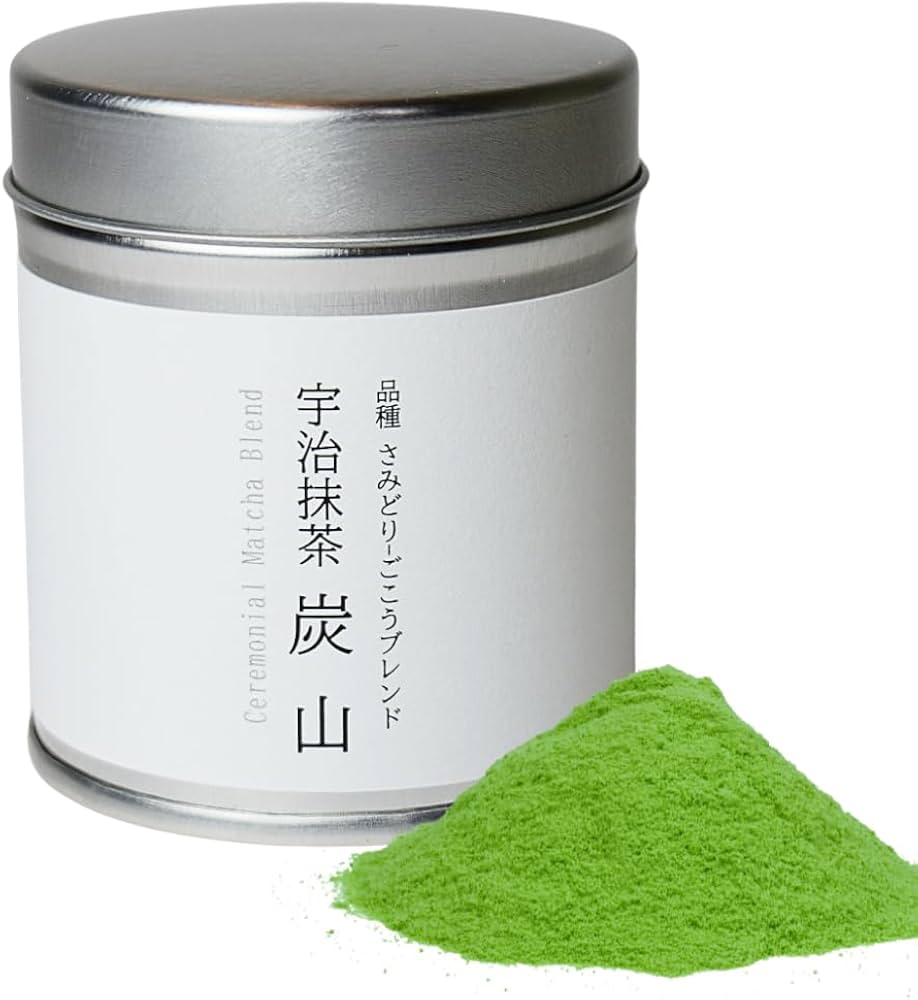 Amazon | 長谷川榮製茶場 山あいのブレンド抹茶 炭山 （SUMIYAMA