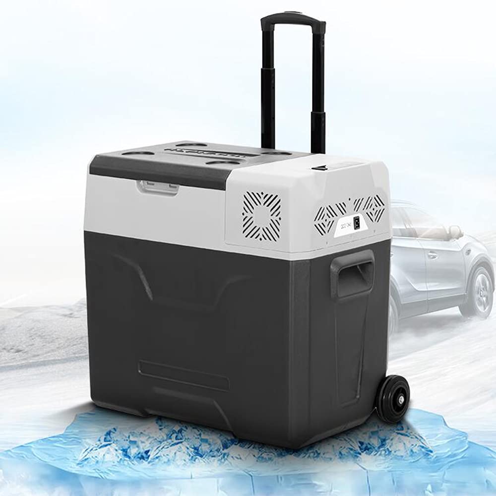 XIAOLIN Lodówka Samochodowa Przenośny Zamrażarka 30l 12 / 24v Dc I 220v Ac, Lodówka Sprężarki Do Samochodu, Rv, Ciężarówka, Van, Camping And Home