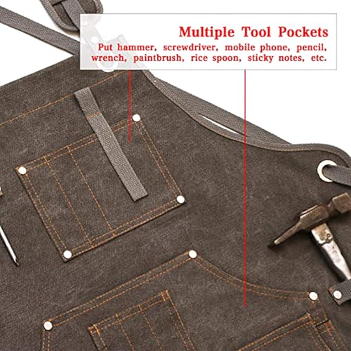 Tablier à outils réglable pour menuisiers et mécaniciens passionnés d'atelier