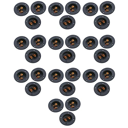Bornier de fixation rond pour réparer facilement les faux contacts de vos enceintes de voiture