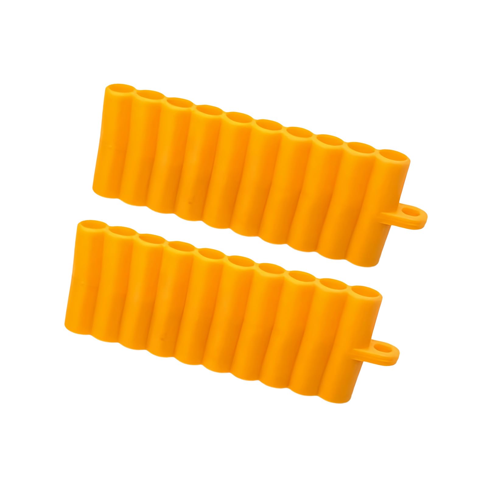 Mekalero Yellow Compact Lightweight Bit Holder With 22 Slots Screwdriver Bit Storage Rack Ideal For Storing Hexagonal Shank Screwdriver Tips Flexible Holder