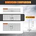 P620 Headless Pin Nails, 23 Gauge 3/4'' (20mm) Leg Length, Stainless Steel, 9,000 PCS/BOX, Pin Nails & Fasteners for Pneumatic Pin Nailer Air Pin Nail Gun