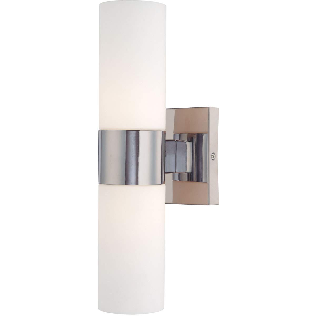Minka Lavery Wall Light Sconce 6212-77 Reversible Glass Vanity