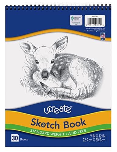 UCreate Sketch Book, Standard Weight, 9
