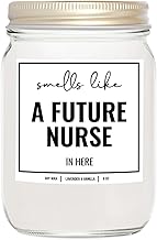 YouNique Designs Nursing Candle 8 oz - Nursing School Gifts for Nursing Student Gifts for Women, Men, Future Nurse Gifts, Nursing School Graduation Gifts, Student Nurse Gifts (Lavender & Vanilla)