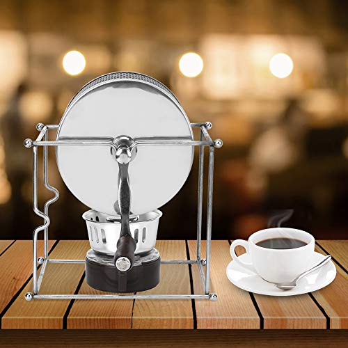 Leylor Koffieboon Roosteren Machine, Roestvrij Staal Huishoudelijke Mini Handmatige Koffiebonen Roosteren Machine met Handvat voor Thuisgebruik Kleine Huishoudelijke Granen - Image 5