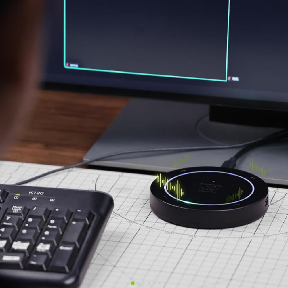 ReSpeaker Series Zasilany AI 4-mikrofonowy mikrofon USB oparty na XMOS XVF3800 z etui dla czystego głosu
