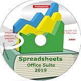 Spreadsheet Excel Office Suite 2019 Works Home Student and Business for Windows 10 8.1 8 7 Vista XP 32 64bit| Alternative to MicrosoftTM Office 2016 2013 2010 365 Compatible Word Excel PowerPoint