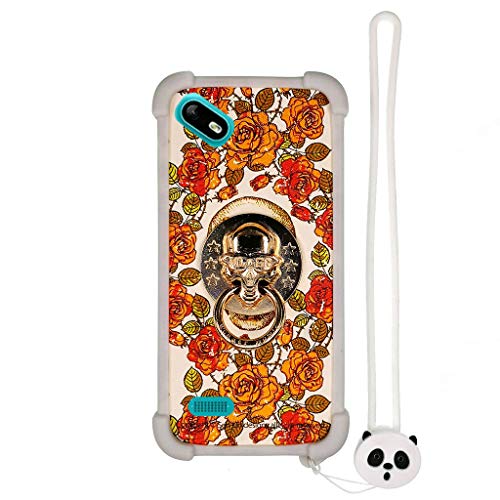 Coque pour Echo Buzz Echo Mobiles Buzz Coque Silicone Border + PC Hard Stand Housse Étui Case Coverr KL