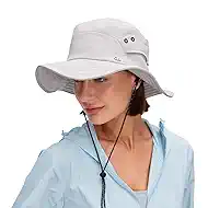 Wide Brim Sun Hat for Men Women Sun Protection UPF 50+ Fishing Hat Foldable Beach Gardening Hat SMH7M085T