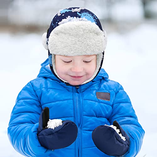 Olreco Toddler Winter Hat Baby Winter Hat Warm Fleece Lined Kids Trapper Hats Toddler Hats for Boys Girls Kid Snow Essentials4