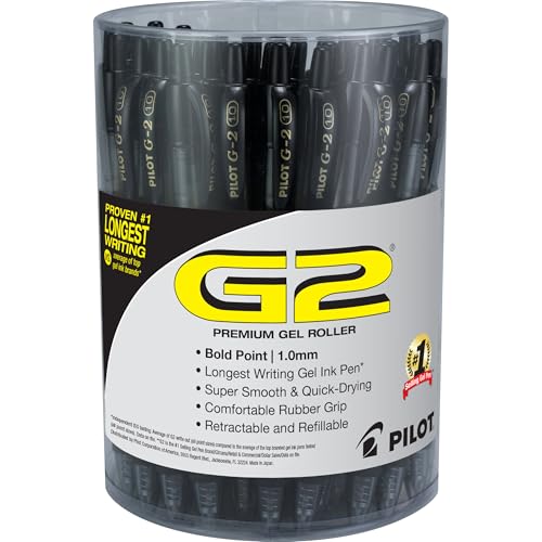 Bolígrafo Gel Retráctil Pilot G2 36 pcs Negro 1.0 mm miniatura 1