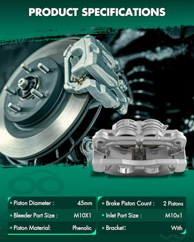 Image of SCITOO 18B4799 Front Right Brake Caliper w /Bracket for Buick for Rainier,for Chevrolet for SSR /for Trailblazer,for GMC for Envoy XL,for Isuzu for Ascender,for Saab for 9-7x