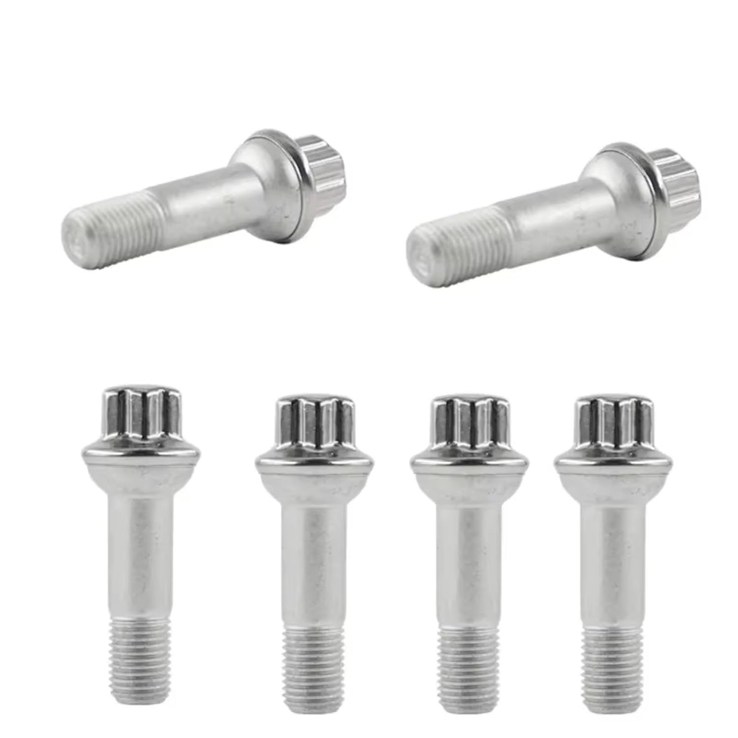 Compatible with Benz for Maybach 2006 2007 2008 2009 2010 2011 2012 1pcs Wheel Lug Bolt Car Tire Bolts Wheel Bolts OEM: 0009905407 Studs Wheel Lug Bolts(5pcs)