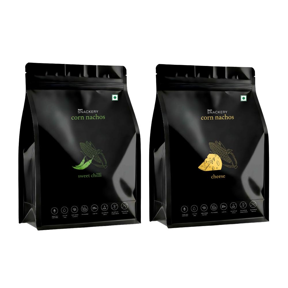 Snackery Cheese + Sweet Chili Nachos Combo | Flavorful & Crunchy Snack Pair | Perfect for Parties, Gifting & Snacking (Pack of 2)-image-46
