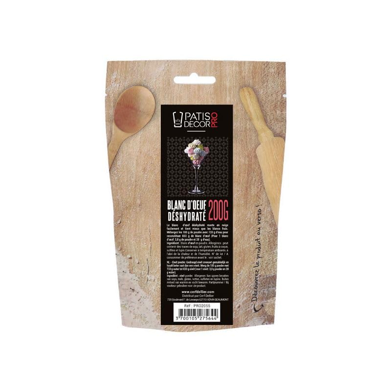 Blanc d'œuf déshydraté en poudre 200 g
