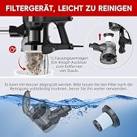 Authmic Staubsauger, Staubsauger mit Kabel 20KPa/500W/5M, Mit 1L Staubbehälter, 3-in-1 Vacuum Cleaner, H13 Hepa Filter, Anti-Tangle-Bürste Für Harte Böden/Tierhaare/Teppich – Ansicht 8