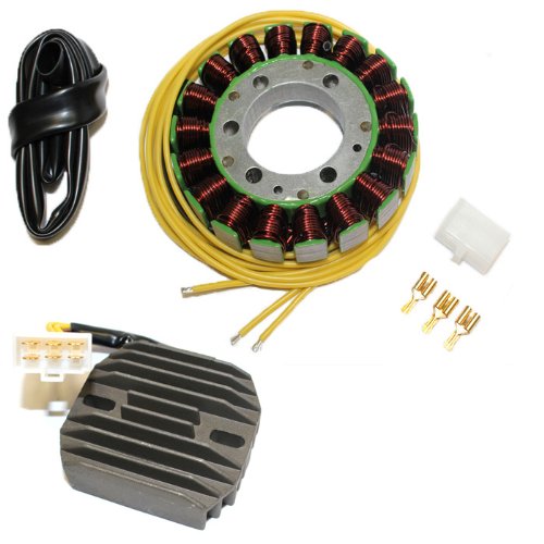 Caltric Stator & Regulator Rectifier Compatible with Kawasaki Zx6R Zx600R Zx-6R Zx-600R Ninja 1995-1997