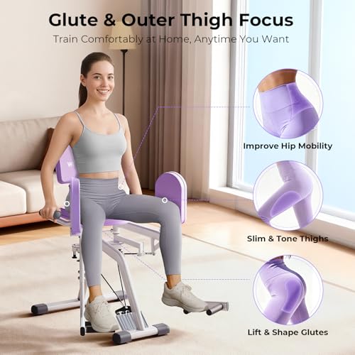 WERMAH Hip Abduction Adduction Machine, Inner Outer Thigh 5-Level Home Gym by WERMAH - Image 2