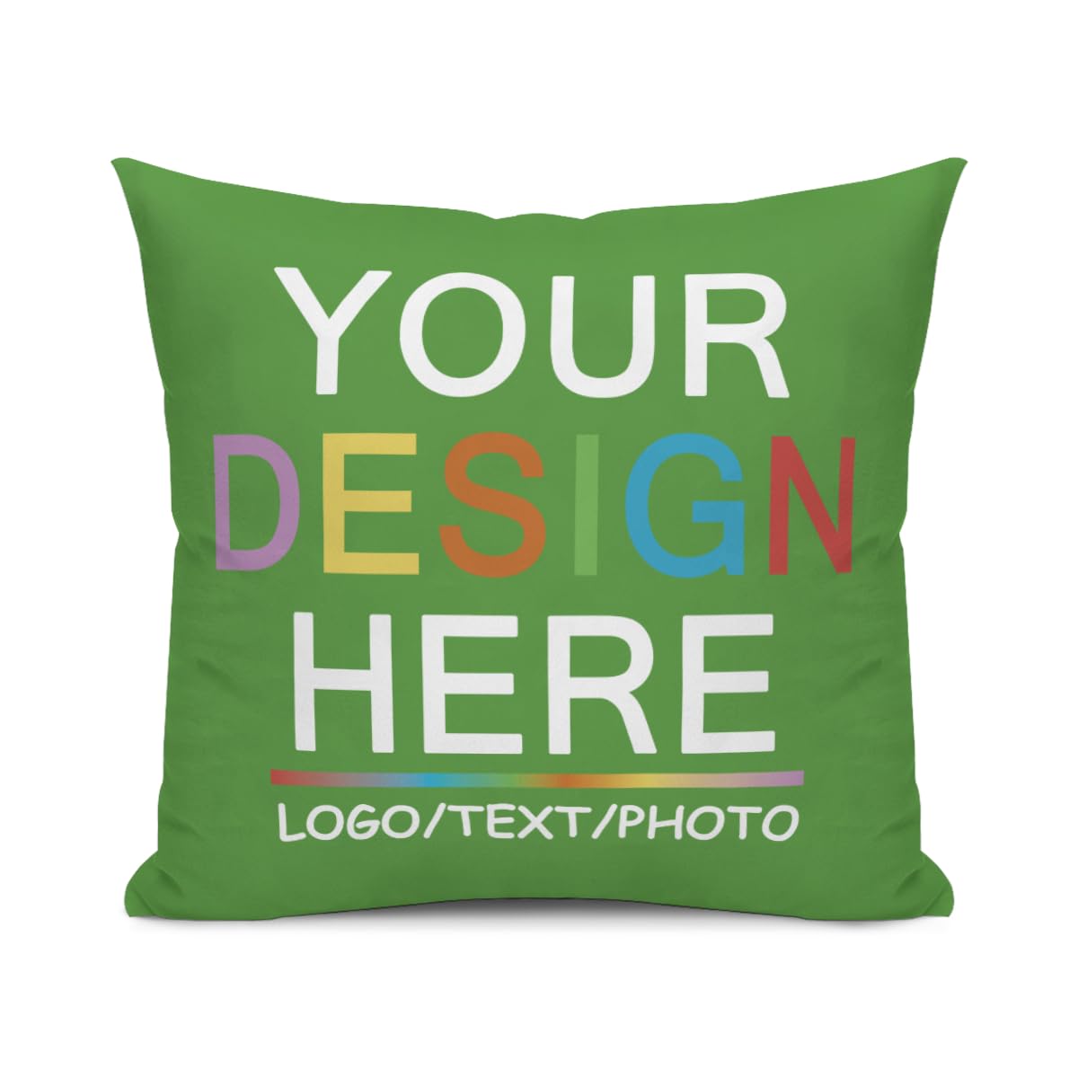 Custom Pillow Case With Optional Insert – Durable Cushion Cover For Bed, Sofa Or Chair, Add Text, Logo Or Image, Design Your Own Soft And Stylish Personalised Pillow Protector