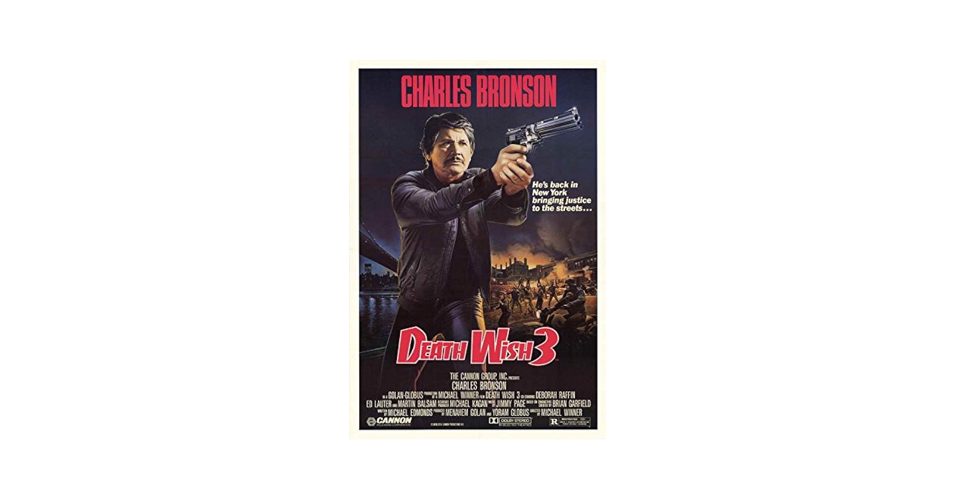 Amazon.com: Death Wish 3 Poster Movie (27 x 40 Inches - 69cm