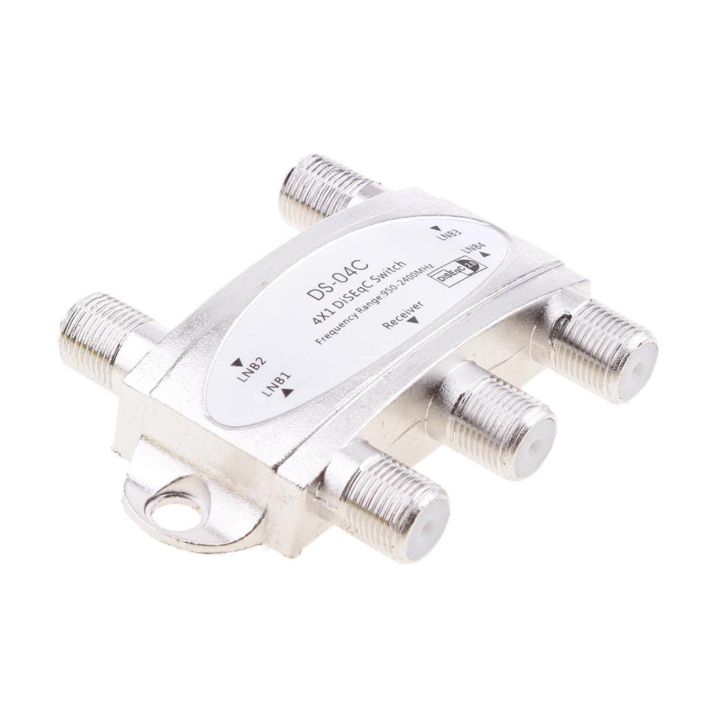 MYADDICTION 4x1 Diseqc Switch 4 Satellites in 1 Output Waterproof | TV Video & Home Audio | TV Video & Audio Accessories | Satellite Signal Multiswitches | consumerelectronics