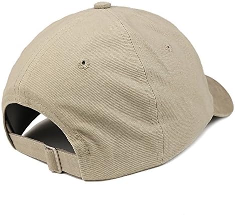 Palm Tree Embroidered Washed Cotton Adjustable Cap - Low Profile Khaki Baseball Hat, One Size Fits Most - View #14