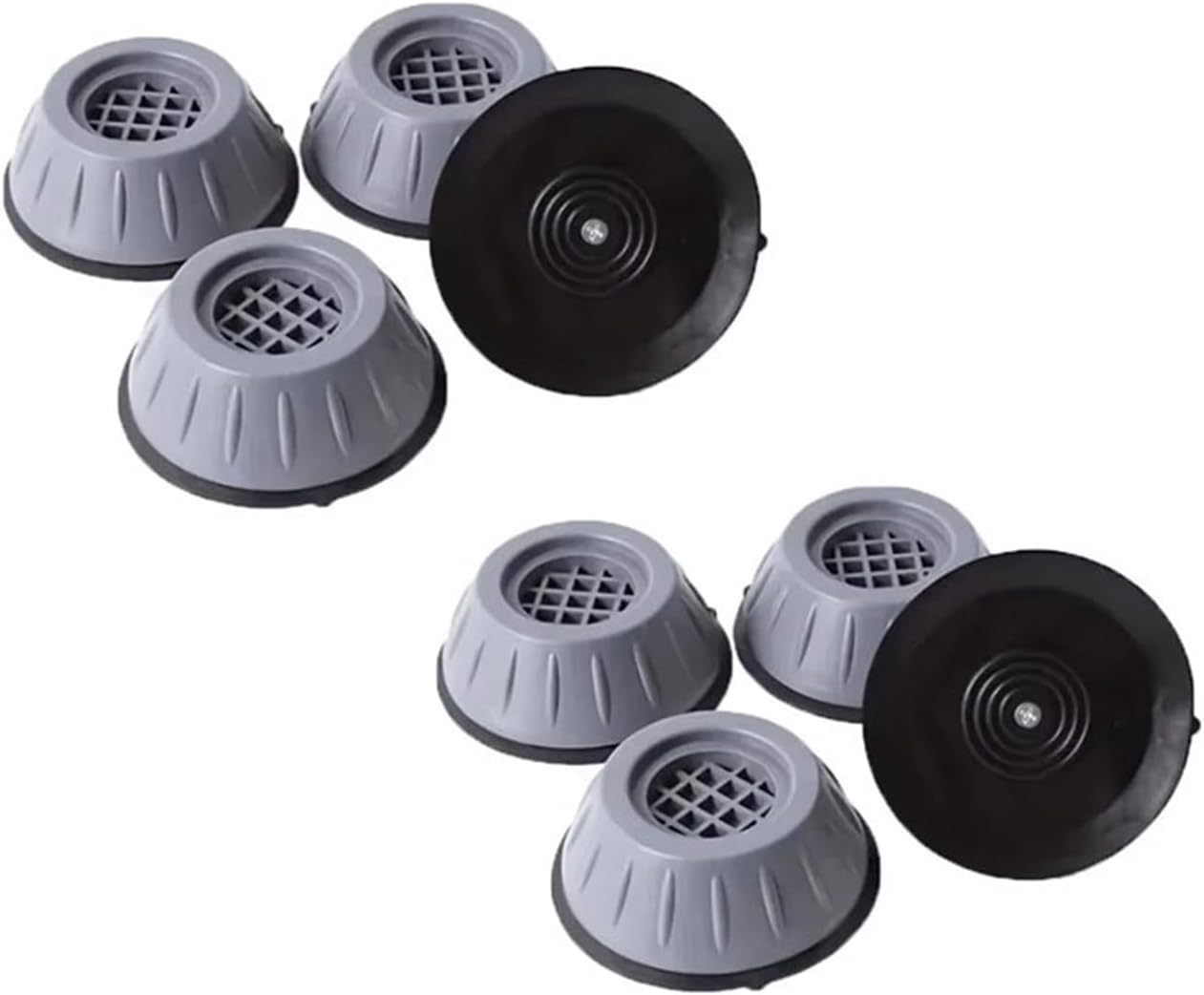 4/8/12/16/20/24pcs Silicone Anti Vibration And Anti Slip Foot Pads Silent And Shock-Absorbing Universal For Washing Machines(24pcs)