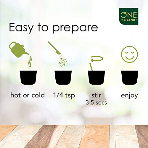 image for ONE ORGANIC Instant Tea Powder (Green) – 4.4 oz. – 125 Servings �
