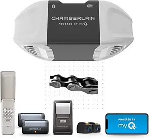 Chamberlain C2405 Smart Garage Door Opener, myQ Smartphone Controlled-Long Lasting Chain Drive