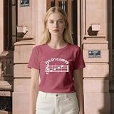 VQD Womens Music Teacher Shirts Music Lover Tshirt Band Teacher Appreciation Tee Tops Pink