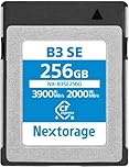 Nextorage Japanese CFexpress 4.0 Type B 256GB Memory Card Max. Read Speed 3900MB/s Max Write Speed 2000MB/s NX-B3SE256G CF express 4.0 typeb Nextorage