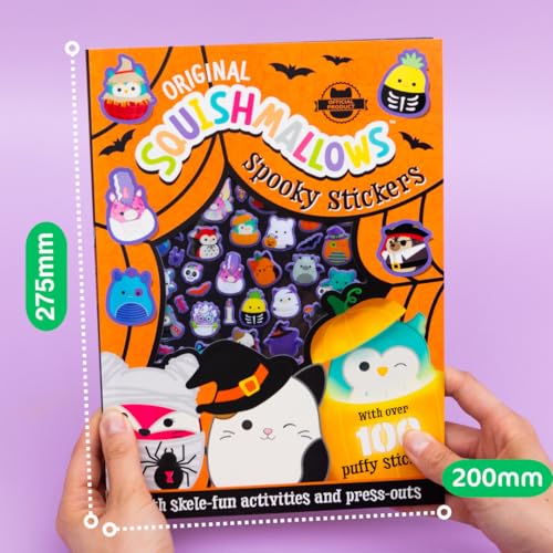 Squishmallows Spooky Stickers Activity Book