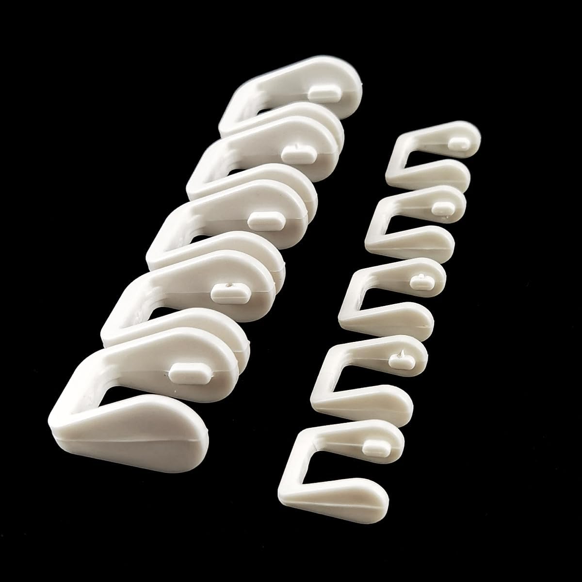 10pcs Plastic Oral Saliva Ejector Suction Short Weak Low-Volume Suction SE HVE Handle Switch Replacements in a Plastic Box