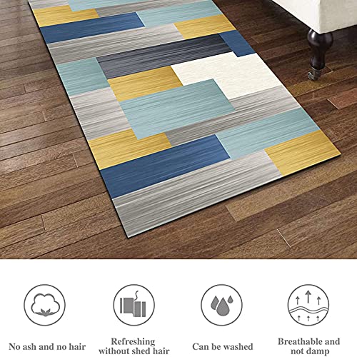 Tapis antidérapant rectangulaire design multicolore 180 cm x 240 cm
