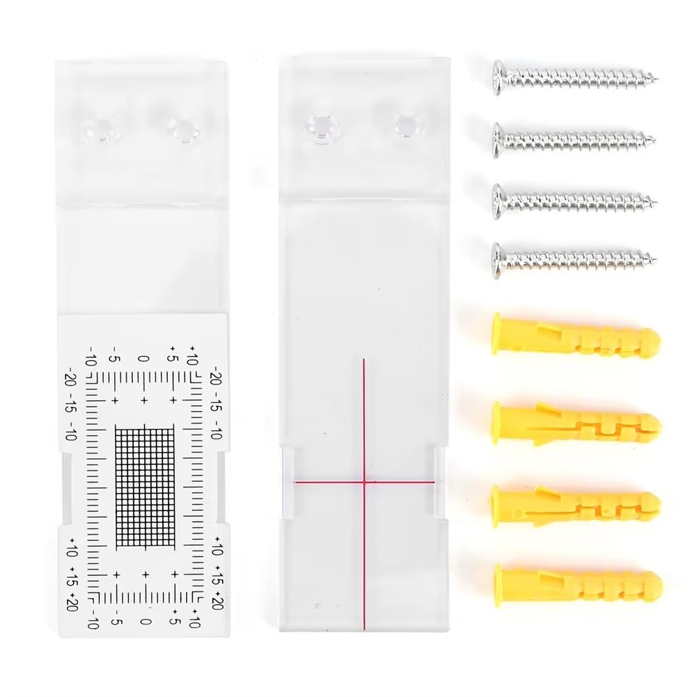 Jnchdghwa As Shown Clear Acrylic Crack Gauge Wall Crack Monitoring Tool For Accurate Measurement & Damage Record