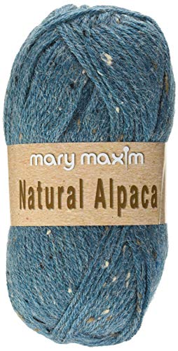 Natural Alpaca Tweed Yarn Cool Stream, Multicolour, 9.52x19.68x9.52 cm
