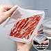 2 Pack - Bacon Keeper, Plastic Airtight Deli Meat & Sliced Cheese Food Storage Containers with Lids for Refrigerators & Freezer, BPA - Free, Meal Prep - Right - Sized for Everyday Storage
