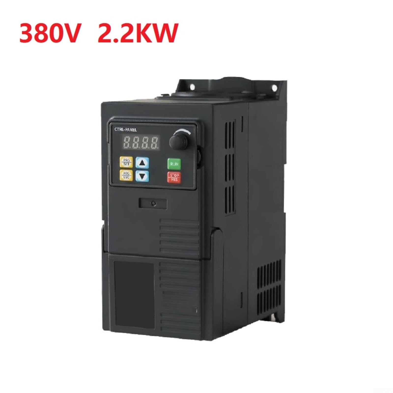 Inversor de frecuencia variable de 2,2 kW, 380 V, trifásico, con regulador PLC PID integrado, estabilizador de voltaje AVR, para bombas, ventiladores, máquinas CNC, cintas transportadoras, modelo de