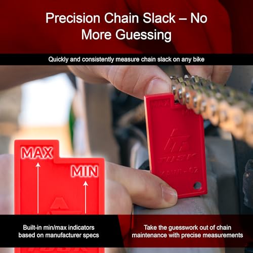 Image of Tusk Chain Slack Measuring Tool Compatible With KTM 125 SX /XC 2023-2026 /150 SX 2025 /250 SX /SX-F /XC-F /XC-W 2023-2026 /300 SX /XC /XC-W 2023-2026 /350 SX-F /XC-F /XW-F 2023-2026 /450 SX-F /XC-F 2023-2026